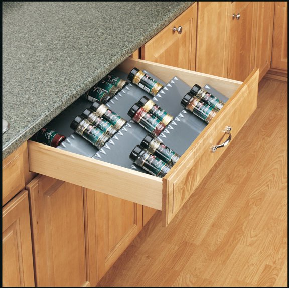 Rev-A-Shelf St50-21-52 Classic 50" Polymer Trim To Fit Drawer Insert Spice Organizer -
