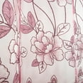 thumbnail image 4 of 2 Panels Decorative Flower Tulle Voile Semi Sheer Window Curtains for Bedroom Living Room, 4 of 4