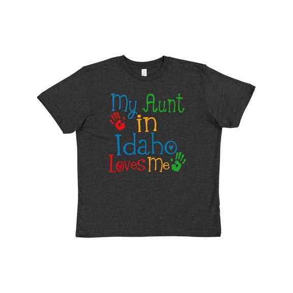 Inktastic My Aunt in Idaho Loves Me Youth T-Shirt