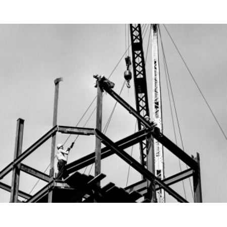 47th Street Photo - USA New York State New York City East 47th Street construction site Canvas Art - (24 x 36)