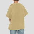 thumbnail image 4 of Vividxx Boys Casual T-Shirt Tees Short Sleeve Crew Neck Washed Vintage Style Tops For Kids Everyday Wear School Outdoor Activities Solid Color Toddler Cozy Dailywear, 4 of 9