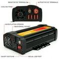 thumbnail image 5 of MDHAND 12V 8000-Watt Continuous 16000-Watt Surge Power Inverter with 2 AC Outlets for Truck, 5 of 10