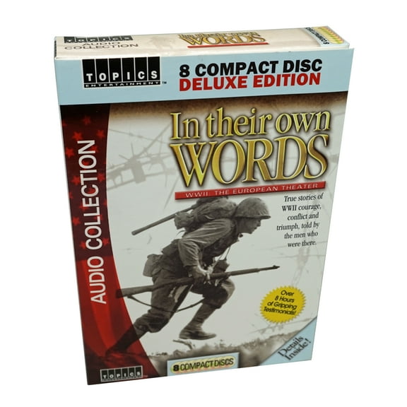 WWII: The European Theater ~ 8 Audio CD Set ~ True Stories of WW 2 Courage, Conflict & Triumph told by Men who were there