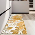 thumbnail image 4 of Pioneer Flower Floral Print Pattern Kitchen Rug Mat,Kitchen Runner Rugs Non Skid Washable,Decorative Kitchen Floor Mats for Kitchen,Sink,Laundry,17"X47", 4 of 5