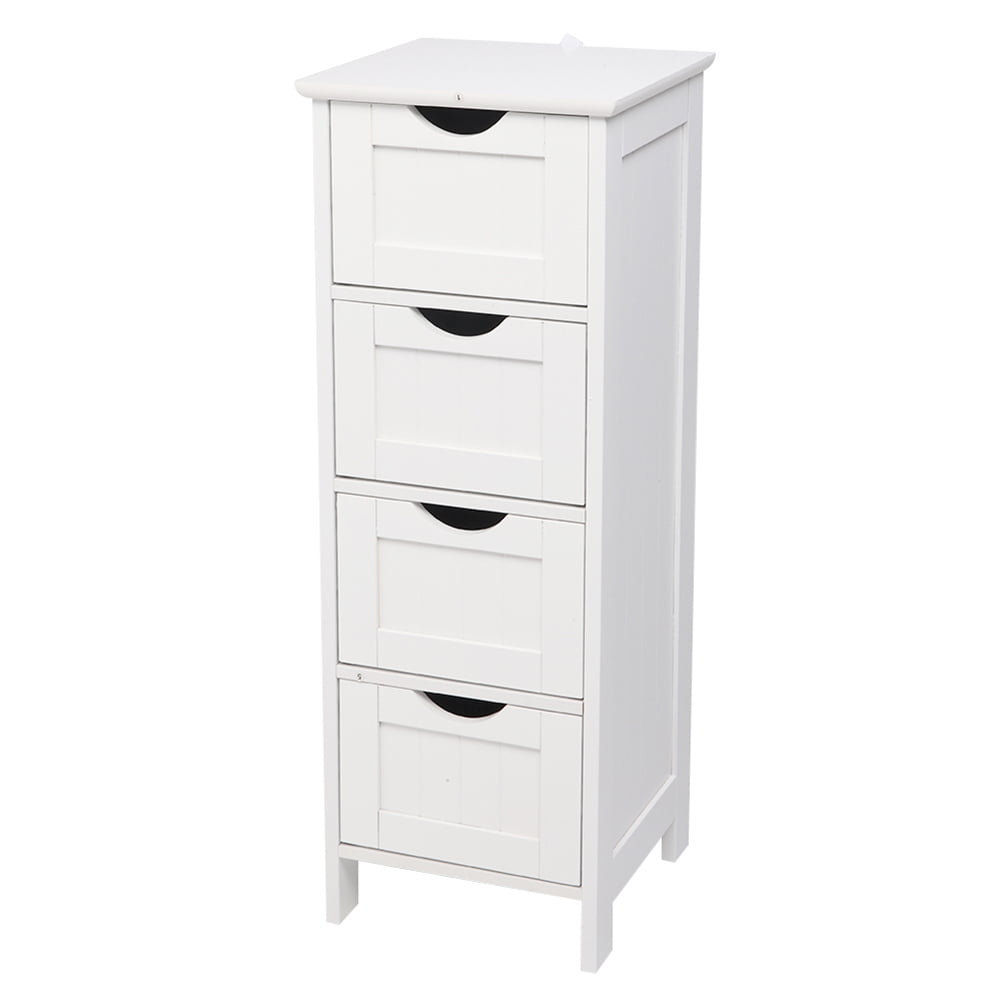 Private Jungle Floor Cabinets Storage with 4 Drawers for Bathroom Laundry Room Bedroom Organizer,White Private Jungle Floor Cabinets Storage with 4 Drawers for Bathroom Laundry Room Bedroom Organizer,White