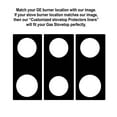 thumbnail image 3 of Stove Protector Liners Compatible with GE Stoves, GE Gas Ranges - Customized - Easy Cleaning Liners for GE Compatible Model CGU366P2MS1, 3 of 8