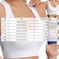thumbnail image 4 of UOCUFY Front Zipper Sports Bras for Women Wirefree Post Surgery Bra Front Closure Racerback Compression Mastectomy Bras (Pink,4XL), 4 of 7