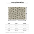 thumbnail image 5 of Fuzoiu Bees And Chamomile Print Flannel Blanket,Throw Blanket,Flannel Home Decor,Fleece Bed Blankets,Cozy Soft Blanket for Bed, Sofa, Camping, and Travel-50"x40", 5 of 6