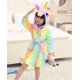 thumbnail image 1 of Albornoces navideños para niños y niñas, bata de baño con capucha de arcoíris y estrellas, pijamas de animales, camisón, ropa de dormir para niños, 1 of 2
