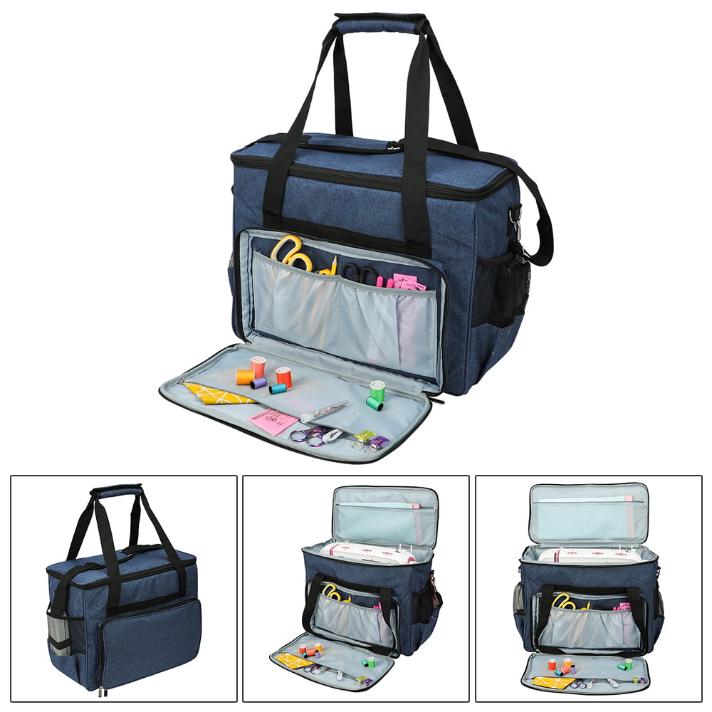 TOMATION Sewing Machine Storage Bag Portable Crafts Tote Bag Storage Pouch for Sewing Machine and Sewing Accessories Yarn Storage Tote Organization Supplies High Capacity Easy to Carry agreeable 
