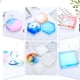 thumbnail image 5 of Molde De Posavasos De Silicona, Moldes De Posavasos De Resina Gruesa Reutilizables, 4 Uds. Cuadrados Hexagonales Redondos Para Manualidades De Bricolaje Para Decoración Del Hogar, 5 of 8