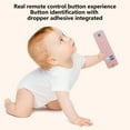 thumbnail image 4 of Simulation TV Remote Control Toy Early Learning Sensory Activity for 1-2 Years 3-4 Years Fine Motor Skills Development Press Button Play, 4 of 8