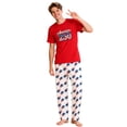 thumbnail image 2 of HTHLVMD Family Matching Sleepwear, Usa Independence Day Pajamas, Short Sleeve Star Loungewear, 250th Anniversary American Flag Matching Family Pajamas, 4th of July Short Sleeve Pjs Set, L, 2 of 6
