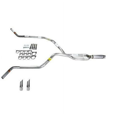 F150 87-94 dual exhaust 2.5 pipe Glass Pack muffler SW Tip Corner exit