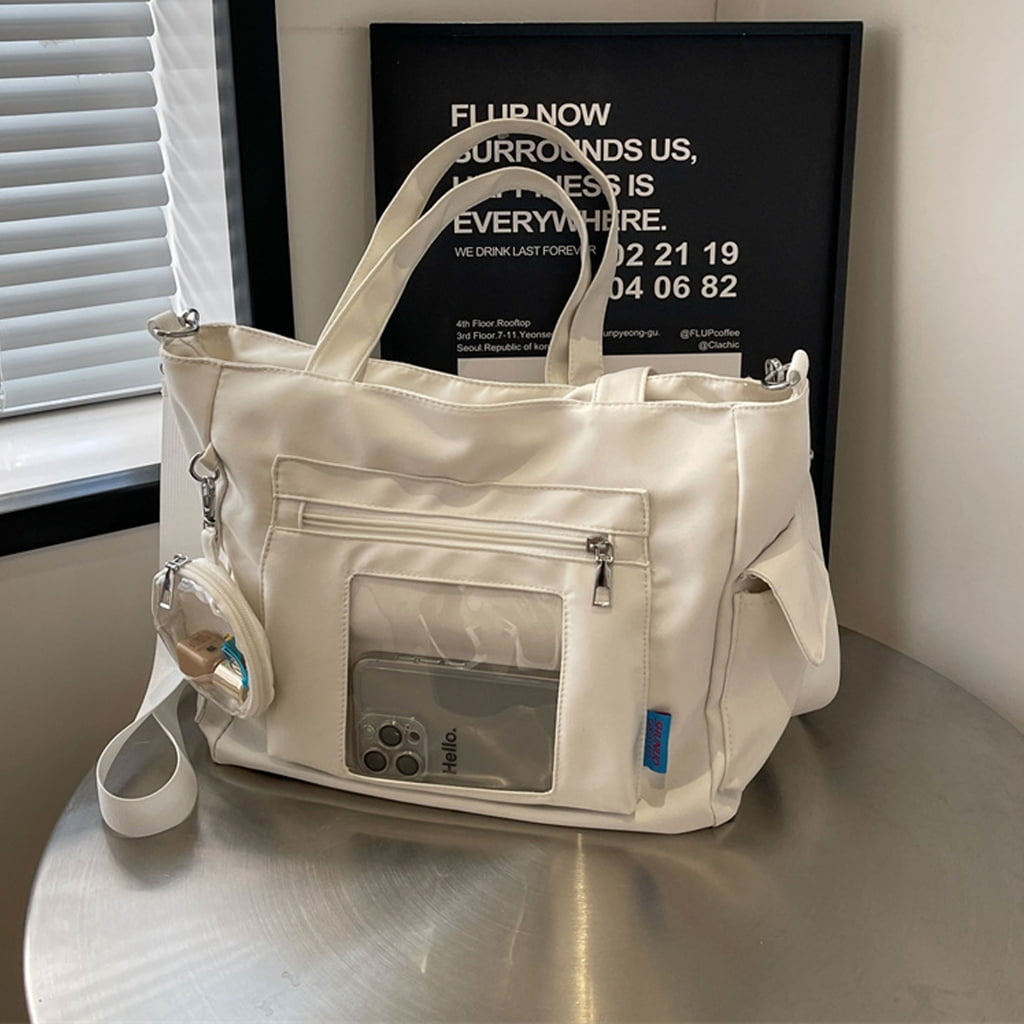 Stylish Ita Crossbody Bag Large Canvas Shoulder Bags for Travel and Everyday Use