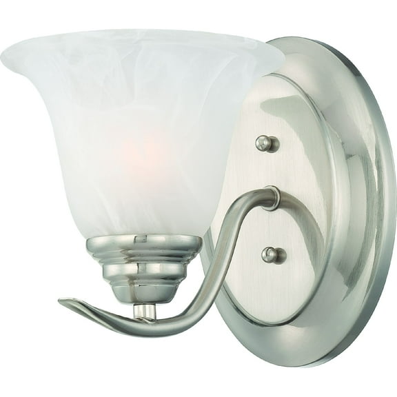 Volume Lighting  Trinidad 1-Light Indoor Brushed Nickel  WallSconce