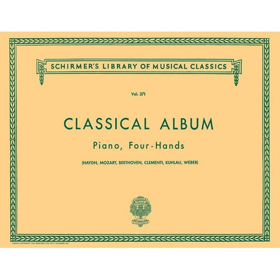 Classical Album: 12 Original Pieces: Schirmer Library of Classics Volume 371 Piano Duet, (Paperback)