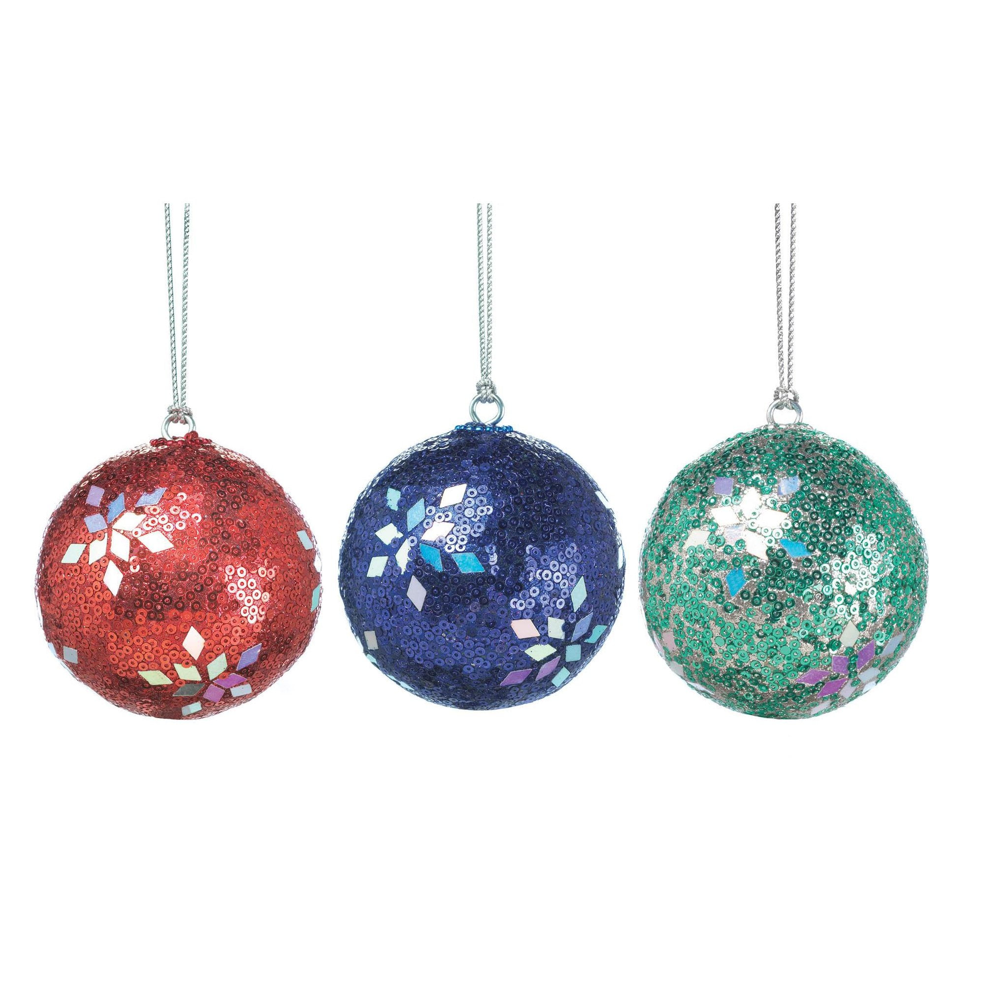 Christmas Tree Ornaments Balls, Hanging Colored Home Decor Ornaments