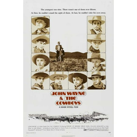 The Cowboys - movie POSTER (Style E) (11" x 17") (1972)