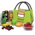 thumbnail image 3 of Easygdp Fresh Sushi Bolsa de Almuerzo Insulada Reutilizable, Bolsa de Mano y Bandolera para Oficina, Trabajo, Viajes, 3 of 6