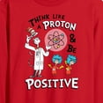 thumbnail image 2 of The Cat in the Hat - Think Like Proton Be Positive - Men's Long Sleeve T-Shirt, 2 of 4