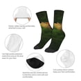 thumbnail image 3 of Goofa Hybrid Parrot in the Forest Pattern Children's Crew Socks, Kids' Daily Wear and Sports Socks, Breathable Socks, Sports Socks, Moisture-Wicking Socks for Children, 3 of 6