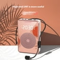 thumbnail image 2 of Micrófono inalámbrico portátil con Bluetooth para enseñanza, altavoz Bee, venta al aire libre, megáfono con sonido para guía turístico, 2 of 8