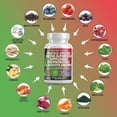 thumbnail image 4 of Clean Nutraceuticals Fruits and Veggies Supplement Reds & Green Superfood - Balance of Over 70 Fruit & Vegetable Supplements Capsules with Probiotics Prebiotics Digestive Enzymes - 120 Ct USA, 4 of 9