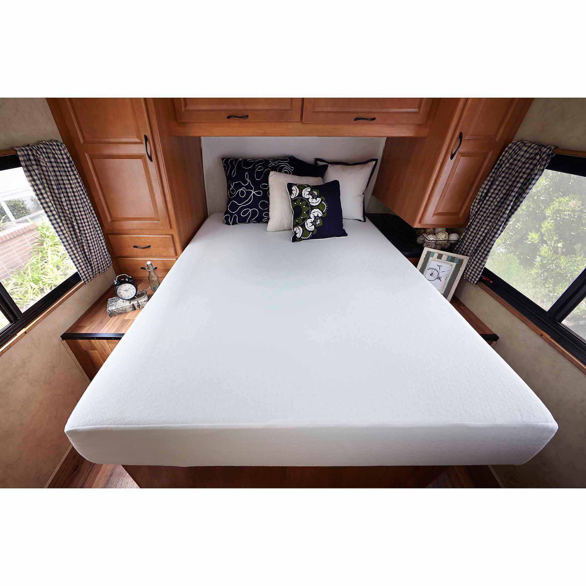 Sleep Revolution 8" Memory Foam RV Mattress Short Queen Walmart