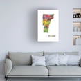 thumbnail image 3 of Marlene Watson 'Vermont State Map 1' Canvas Art, 3 of 3