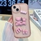 thumbnail image 1 of Xiaomi Mi 13 12 12T 11T 11 Lite Redmi Note 11S 10 10S Pro 4G 5G Cute 3D Clear Purple Bear Case A Prueba De Golpes Funda De Dibujos Animados, 1 of 3