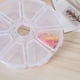 thumbnail image 2 of Caja de almacenamiento portátil de 8 cavidades, 5 unidades, organizador de maquillaje, cosméticos, joyas, transparente, caja de exhibición, 2 of 7