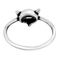 thumbnail image 5 of Stylish Stealth Wild Fox Sterling Silver Band Ring-7, 5 of 5