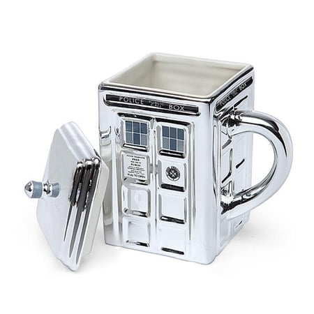 Doctor Who Chrome Tardis Ceramic Mug Doctor Who Chrome Tardis Ceramic Mug