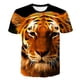 thumbnail image 1 of Camiseta de tigre, camiseta de verano con estampado de dibujos animados en 3D, ropa fresca de animales para niña y niño, ropa informal de calle, regalo de cumpleaños para niños 13T Gao Jinjia LED, 1 of 2