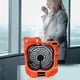 thumbnail image 5 of Soidarity Ventilador eléctrico para acampar con linterna móvil USB con luces nocturnas Led, ventiladores de iluminación para exteriores para Estufas de camping X5/naranja, 5 of 6