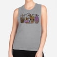 thumbnail image 2 of Halloween Coffee Women's Muscle Tank 2X-Large Heather Grey, 2 of 5