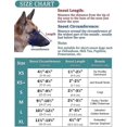 thumbnail image 2 of Dog Muzzle, Dog Muzzle Mesh Mask With Adjustable Straps, Prevent Biting Chewing And Licking Breathable, 2 of 5