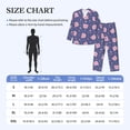 thumbnail image 2 of Mens Pajamas Set, Cute pig Button Down Long Sleeve Loungewear Sleepwear Pjs sets for Men, 2 of 5
