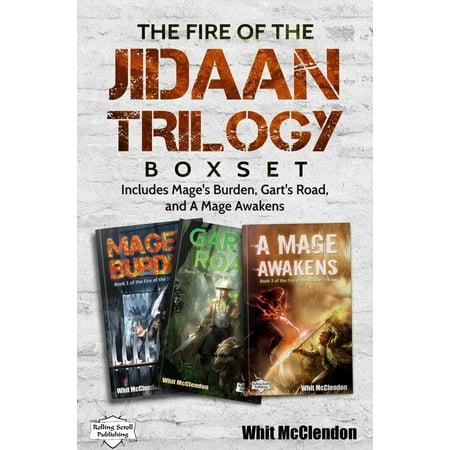 The Fire of the Jidaan Trilogy Boxset: Including Mage's Burden, Gart's Road, and A Mage Awakens - (Best Anti Mage Set)