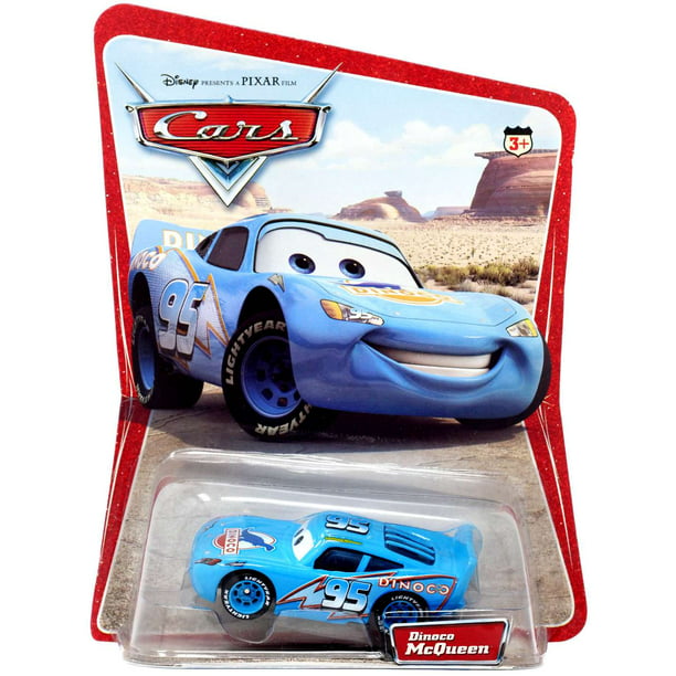Disney / Pixar Cars Series 1 Blue Dinoco Lightning McQueen Diecast Car -  