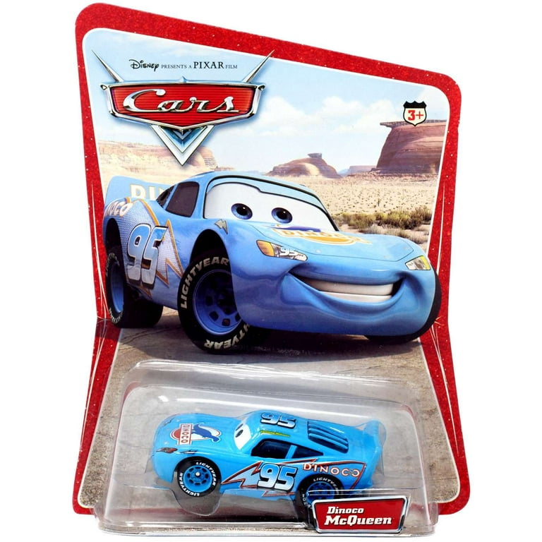 Disney / Pixar Cars Series 1 Blue Dinoco Lightning McQueen Diecast Car