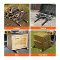 thumbnail image 4 of KFFKFF Attachable Pallet Forks, Load-Bearing Capacity of 2000 lbs, 60" Bucket Forks for Tractors, Robust Front Loader Accessory for Loader Bucket, Tractor, Skid Steer, Agricultural, 4 of 9