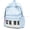 Blue2, variant on Piano Backpack For Women Polka Dots Nylon Bag Cute Y2k Music Backpack For Campus Commute,Work,Travel (Black)