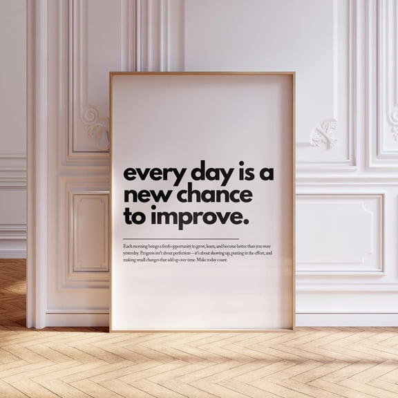 Positive Vibes Inspirational Quote Wall Art, Unframed Paper Print Size 8x12
