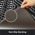 thumbnail image 4 of Anti Fatigue Kitchen Mat,Black Boho Kitchen Rugs Non Slip Sets of 2,Kitchen mats for Floor Cushioned,Morocco Geometric Memory Foam Cushioned Standing Mats for Sink,Laundry,Office, 4 of 6