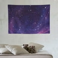 thumbnail image 3 of COMIO  Night Sky Stars Tapestry Dark Purple Starry Cosmic Fantasy Galaxy Girls Women Universe Texture Artwork Art Hanging Bedroom Living Room Dorm Wall Blankets Home Decor Fabric, 3 of 7