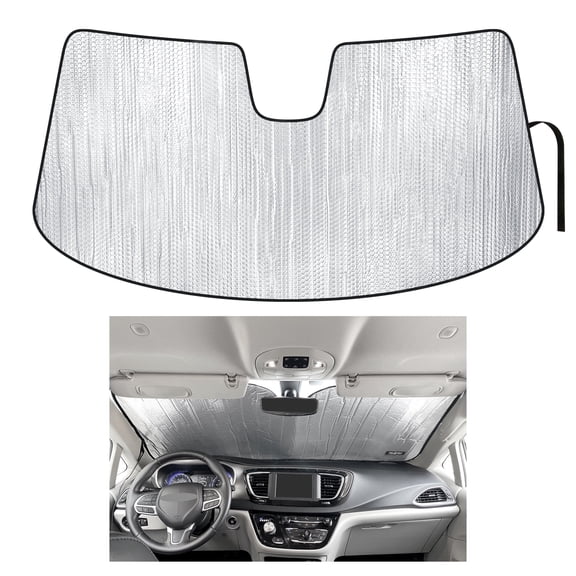 Front Windshield Sunshade for 2017-2026 Chrysler Pacifica Minivan