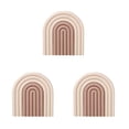 thumbnail image 4 of Injueey Posavasos aislantes en forma de arcoíris, alfombrillas para botellas, reutilizables, resistentes al calor, espesantes, manteles individuales Type1 NO1 Injueey CBP161654, 4 of 6