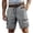 Gray 001, variant on Guluxicc Cargo Shorts for Men Button Hiking Shorts Regular Fit Solid Color Summer Outdoor Work Casual Shorts with Pockets